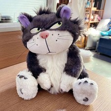 25-CM Black Cat Plush Toy Soft Stuffed Animal Pillow Cute Kawaii Kids Gift Doll