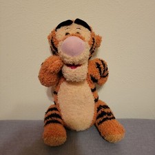 Mattel Tigger Plush Singing Talking Jointed VTG 1998 Stuffed Animal 12" WORKS