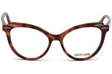 Roberto Cavalli Lucca RC5064 052 Tortoise Cat Eye Eyeglasses Frame 52-17-140 RX