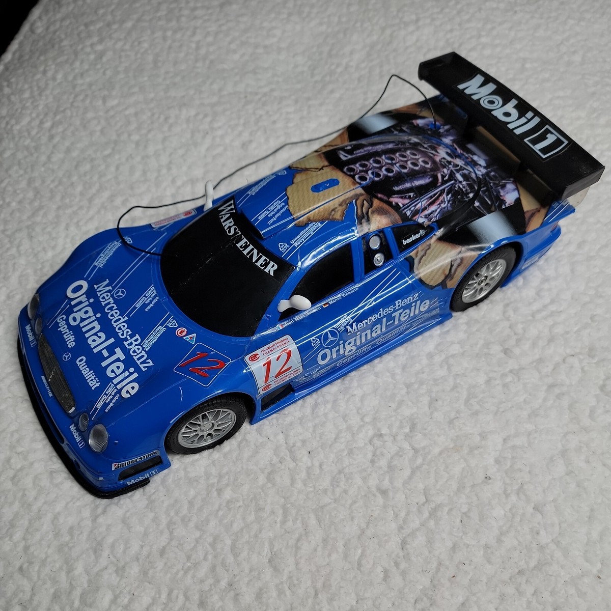 Dickie Spielzeug Mercedes CLK-GTR Blue RC Car Remote Control