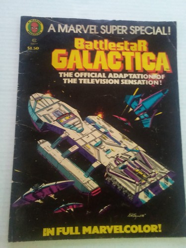 Marvel Super Special # 8 Battlestar Galactica 1978 Painted Cover ...