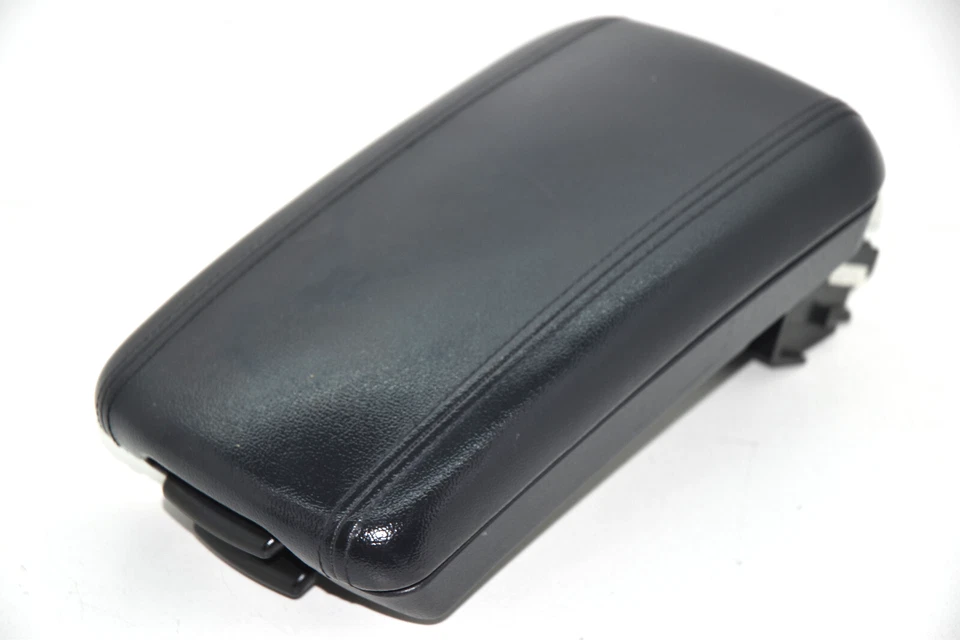 💎 Kia Forte Koup 2010-2013 consola central negra tapa de cuero reposabrazos almacenamiento OEM Foto 3 de 4