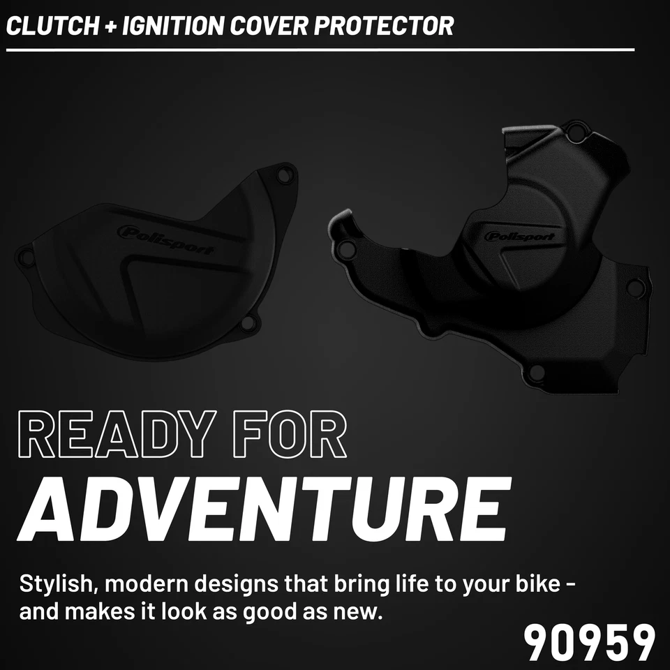 Kit protector de embrague y cubierta de encendido Polisport para Honda CRF450R (2010-2016) Foto 3 de 4