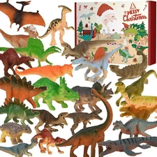 Advent Calendar 2024, Kids Dinosaur Countdown Advent Calendar, 24 Days Countdown