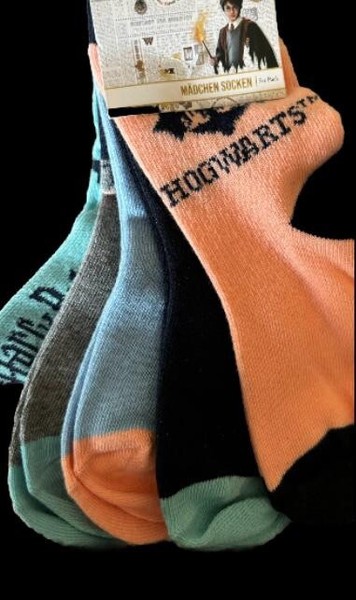 Harry Potter Socken / MäDchen Socken / 5 Paar / Neu / GrößE 23-26-image