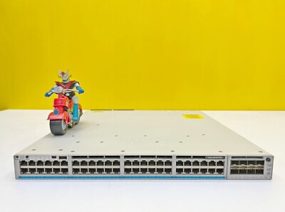 Cisco C9300-48UN-E 48 Port 5G UPOE Network Switch With C9300-NM-8X Dual AC