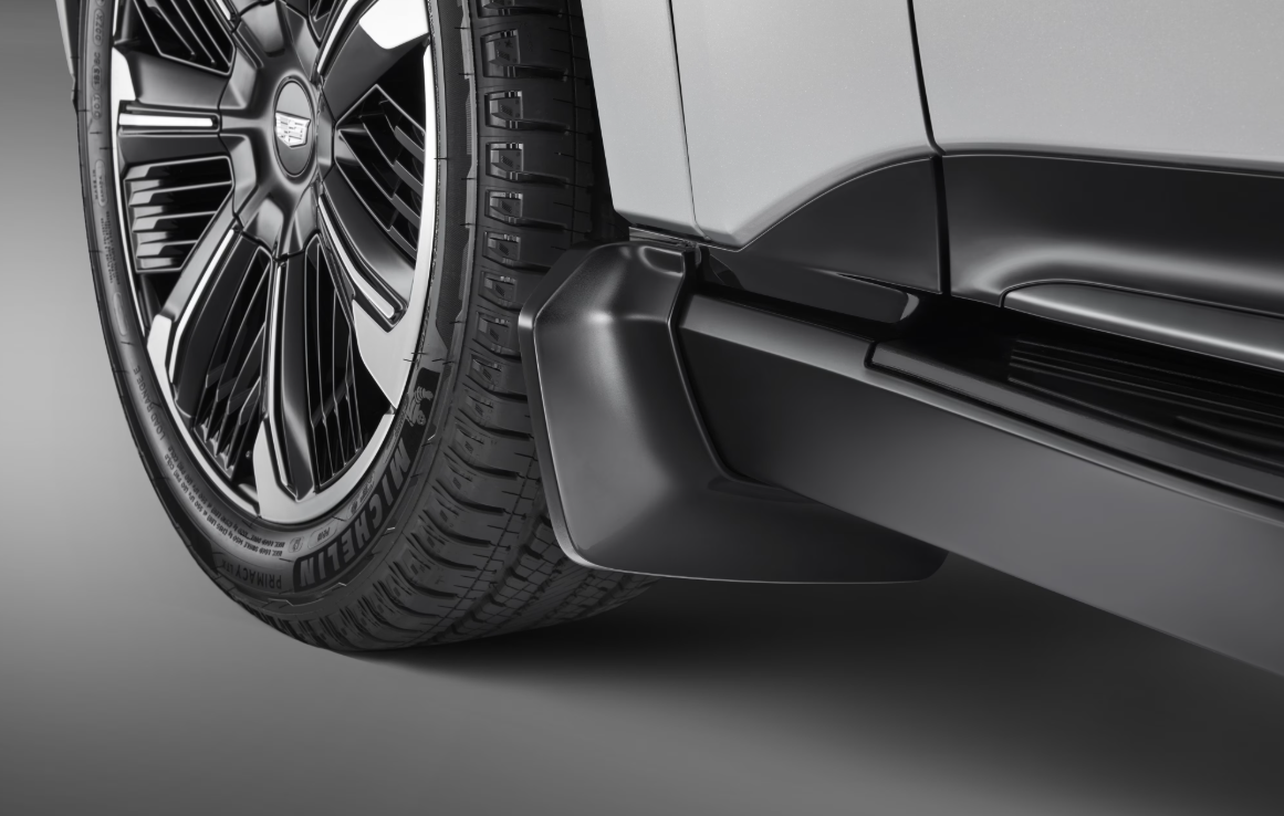 2025-2026 Cadillac Escalade IQ Front Splash Guards Gloss Black