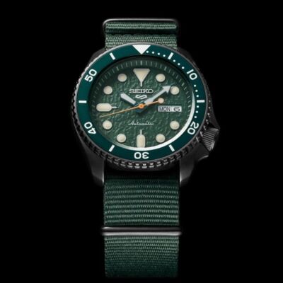 Seiko 5 Sports Green Men's Watch - SRPD77 for sale online | eBay
