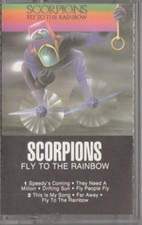 SCORPIONS - Fly To The Rainbow CASSETTE (1974) RCA 5057 MINT