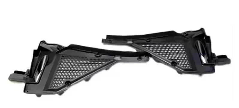 Cubierta de moldura de ventilación del capó del limpiaparabrisas delantero 3 piezas para BMW X6 E71 2007-2012 Foto 3 de 4