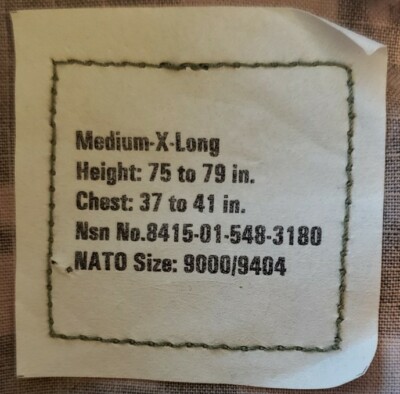US Army ACU Defender M Combat Coat Jacket Green Digital Mens Med-X