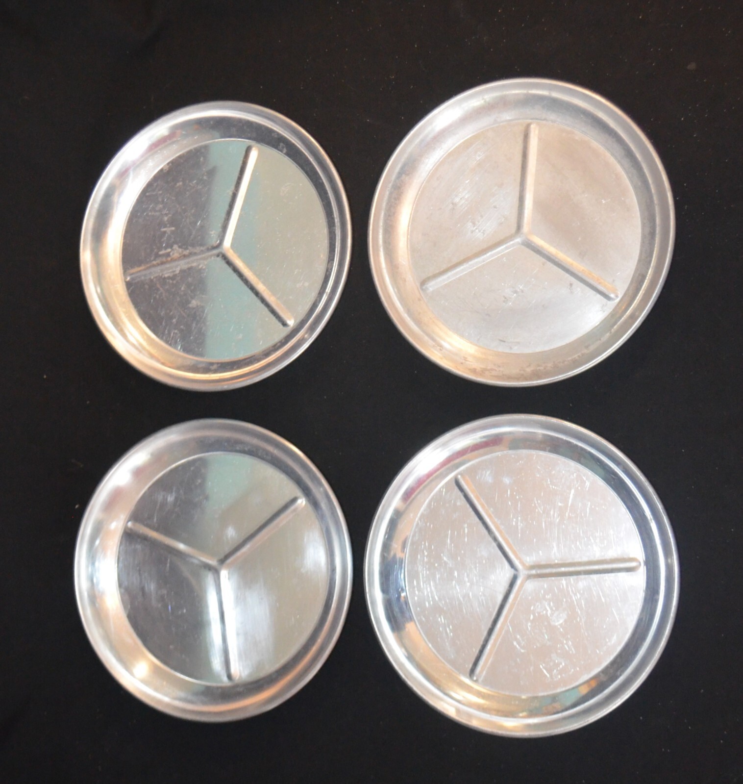 Vintage 4 Party Aluminum Cook Set Camping Cooking Pot Pan Plate Cup w