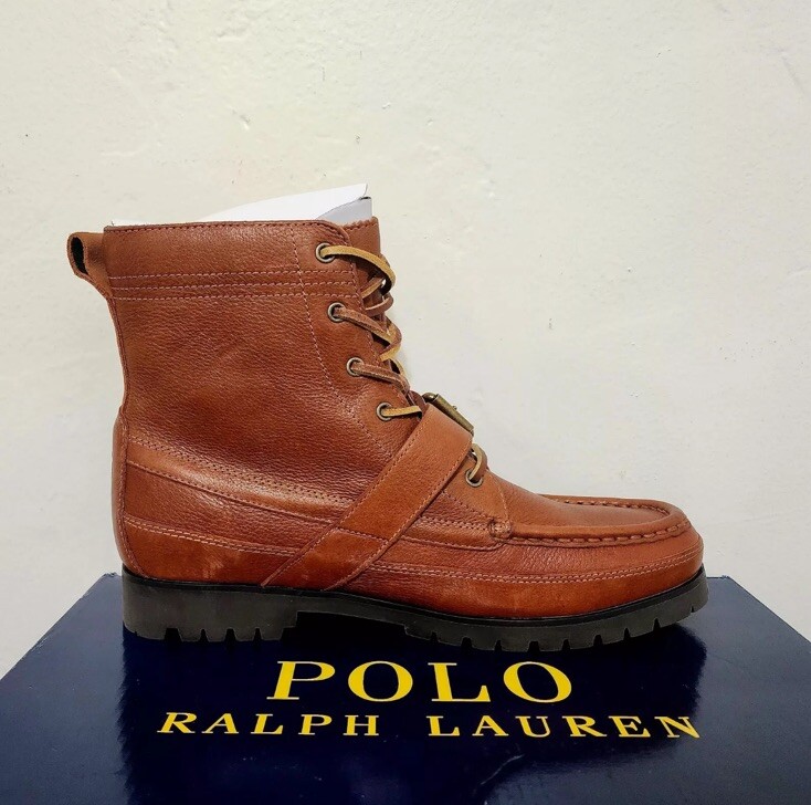 Polo by Ralph Lauren Ranger Tan Leather Men\'s Boots 9.5 D Polo Ralph Lauren Ranger Men main image 2