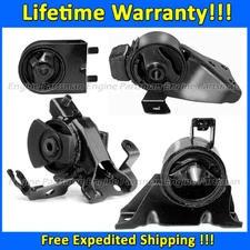 K0174 Motor & Transmission Mount Set 4pc For 1999-2003 Mazda Protégé 1.6L MANUAL