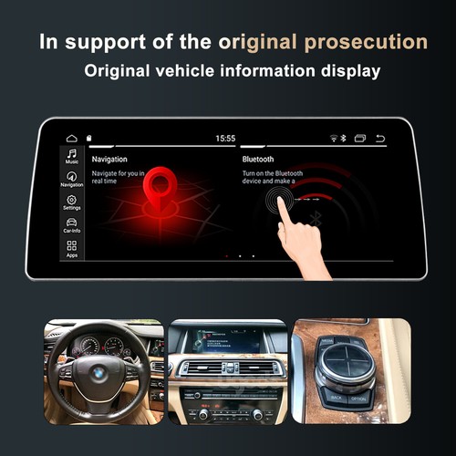Ugode 12,3 pulgadas Android Pantalla ACTUALIZACIÓN CarPlay GPS BMW Serie 7 F01 F02 2013-2015 - Imagen 4 de 11