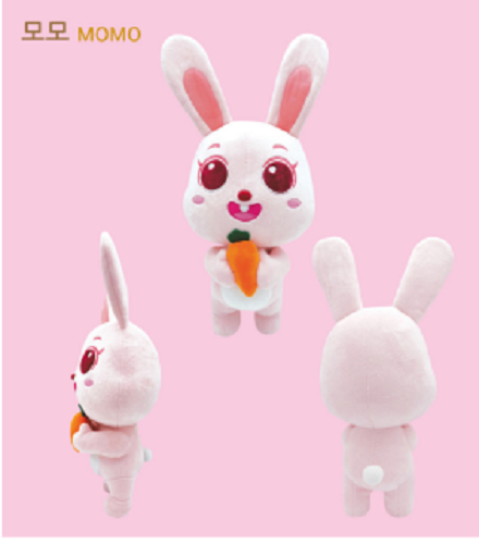 BabyBus Plush Doll Soft Stuffed Toys Momo Rabbit 14.9