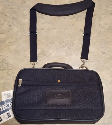 New W/tags Samsonite Weaved Personal Carry On Laptop Tote Overnighter Bag