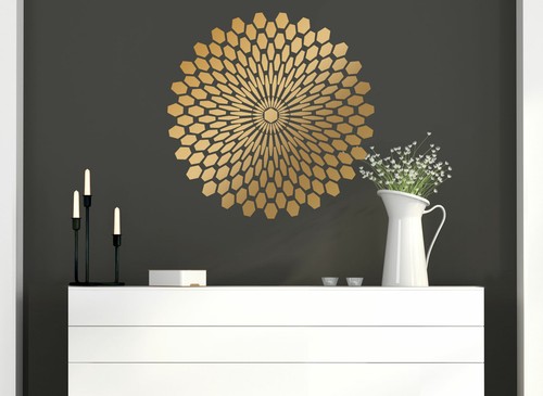 HPNIUB Wandsticker Blumen Für Kinderzimmer – 34 Bunte Vinyl-Aufkleber, 30x90 Cm Gesamtblatt, Für Mädchenzimmer & Wohnzimmer