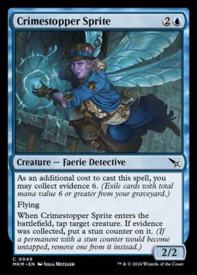 MTG Murders at Karlov Manor C Crimestopper Sprite #0049 PLAYSET 4X X4