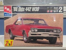 AMT ERTL 1966 Olds 442 W30 2 in 1 Stock Or Custom Model Kit 6286 Sealed NOS 1:25