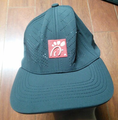 Official Chik Fil A Employee Hat Uniform Gray Logo Adjustable