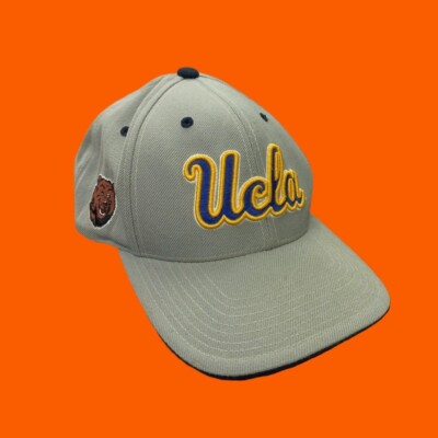 UCLA BRUINS Vintage 2001 Baseball Cap mit flachem Schirmmütze, bestickt, grau, One Size