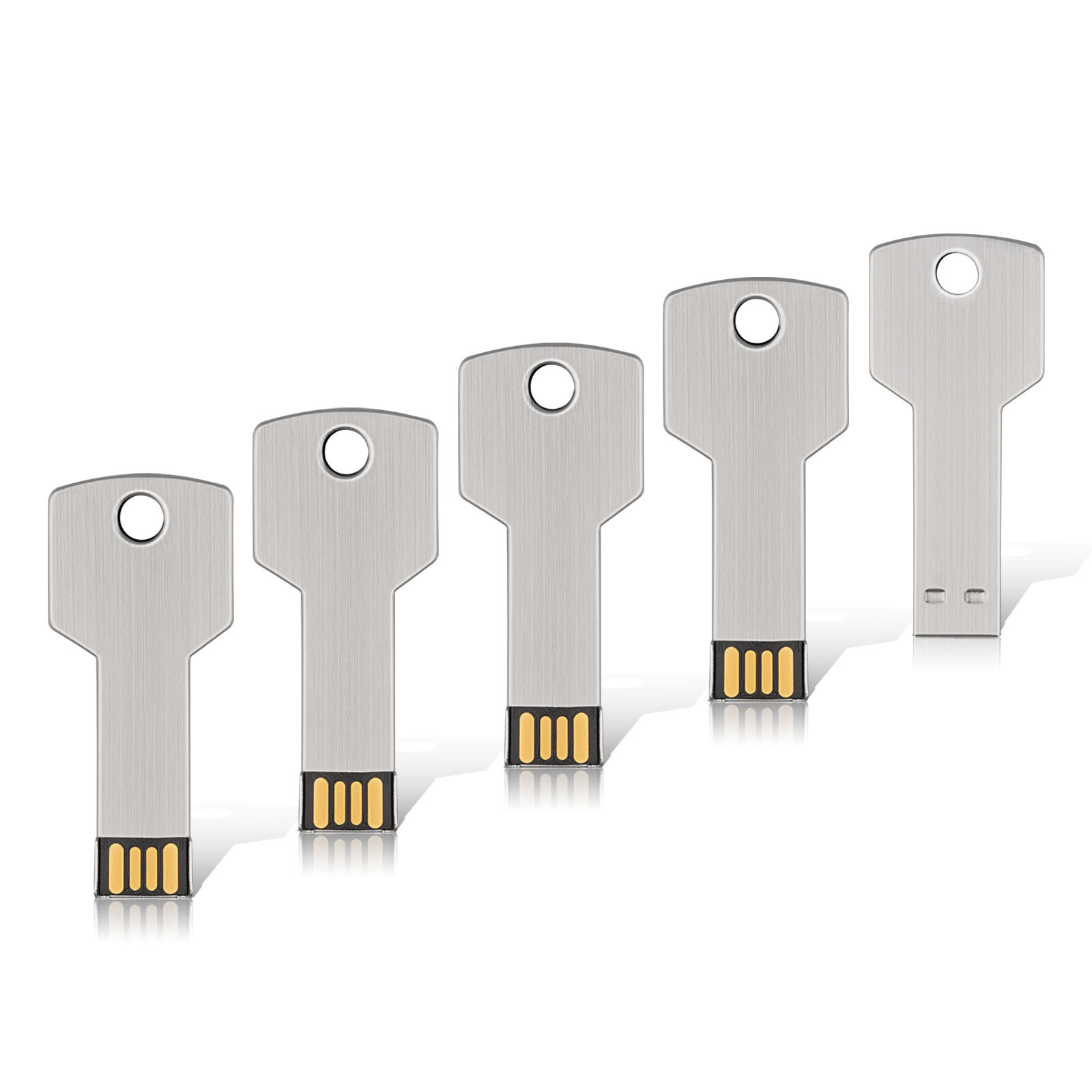 Memorias USB 2.0 Key Shape de 64GB, paquete de memorias USB tipo llave, imagen 3