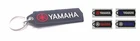 YAMAHA EMBROIDERED PATCH KEYCHAIN KEY RING MOTORCYCLE RACING CAR 11X3.5 CM P143