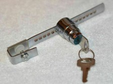 Schloss, Vitrinenschloss für Glasschiebetüren bis 8 mm Neu 1 Stück 