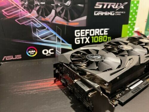 NEW FIBER OPTICS!!! ASUS Strix GeForce GTX  Ti GB   Very