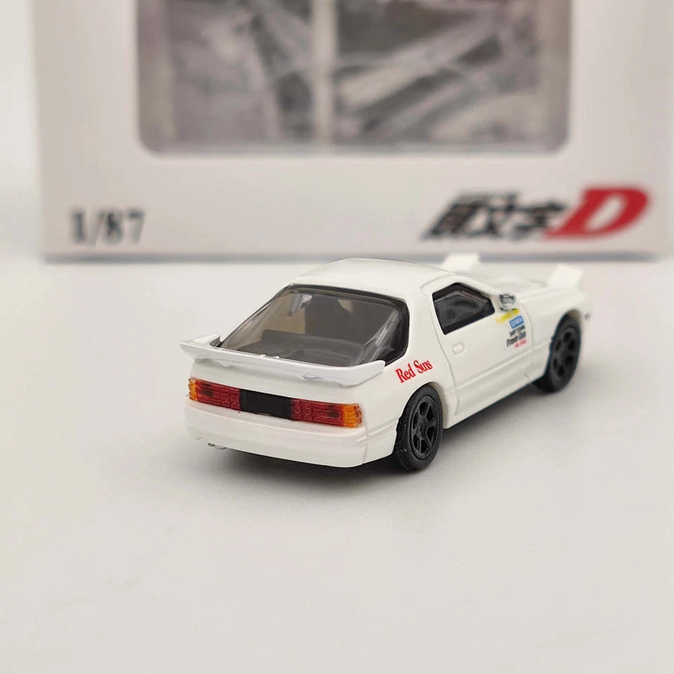 LF 1:87 Mazda Fc3s Initial D Diecast Toys Car Model Vehicle Hobby Miniature Gift - image 2 of 4
