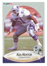 FLEER-UPDATE Ken Norton Jr RC COWBOYS 49ERS UCLA Bruins