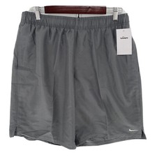 Nike Swim Lap 9" Volley Gray Grey Short Trunk NESSA558-018 Men's Large