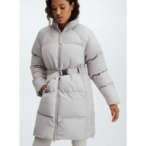 Fabletics Bryce Belted Puffer Coat Ash 