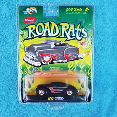 Jada Toys Road Rats  40s Ford 1/64 Diecast Model 2003 Black Sealed