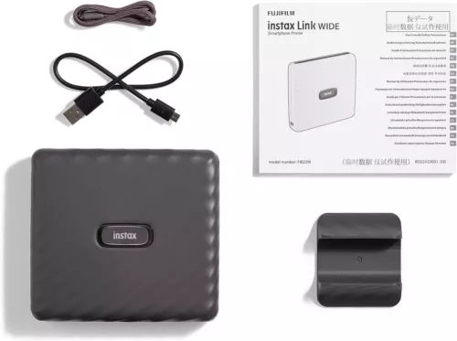 Fujifilm Instax Link Wide Instant Photo Printer Smartphone Printer Mocha Gray - Picture 10 of 10