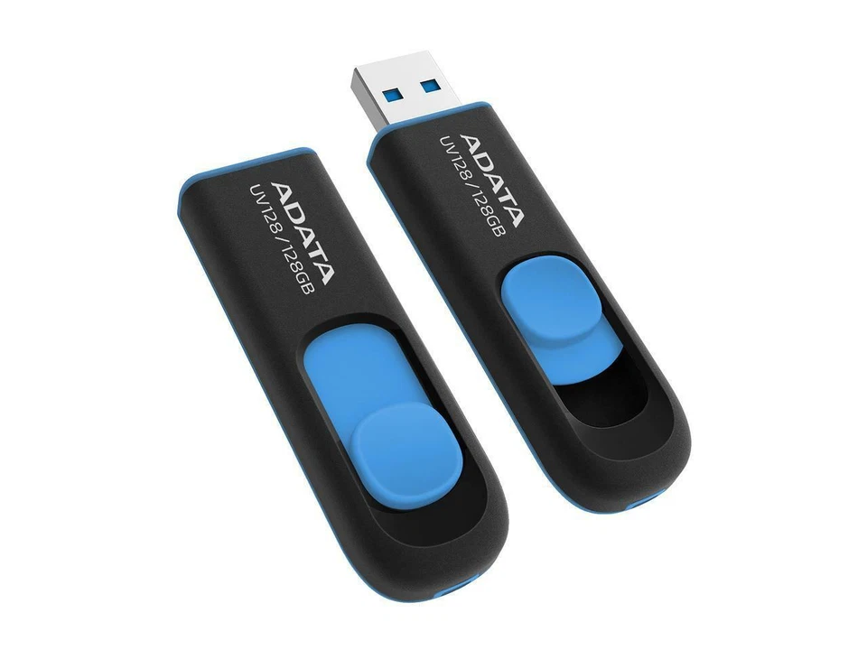 ADATA 128GB UV128 USB 3.2 Gen 1 Flash Drive (AUV128-128G-RBE) - Image 3 of 4