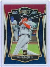 2021 Panini Select Isaac Paredes Detroit Tigers RC Tri-Color Prizm Parallel #113