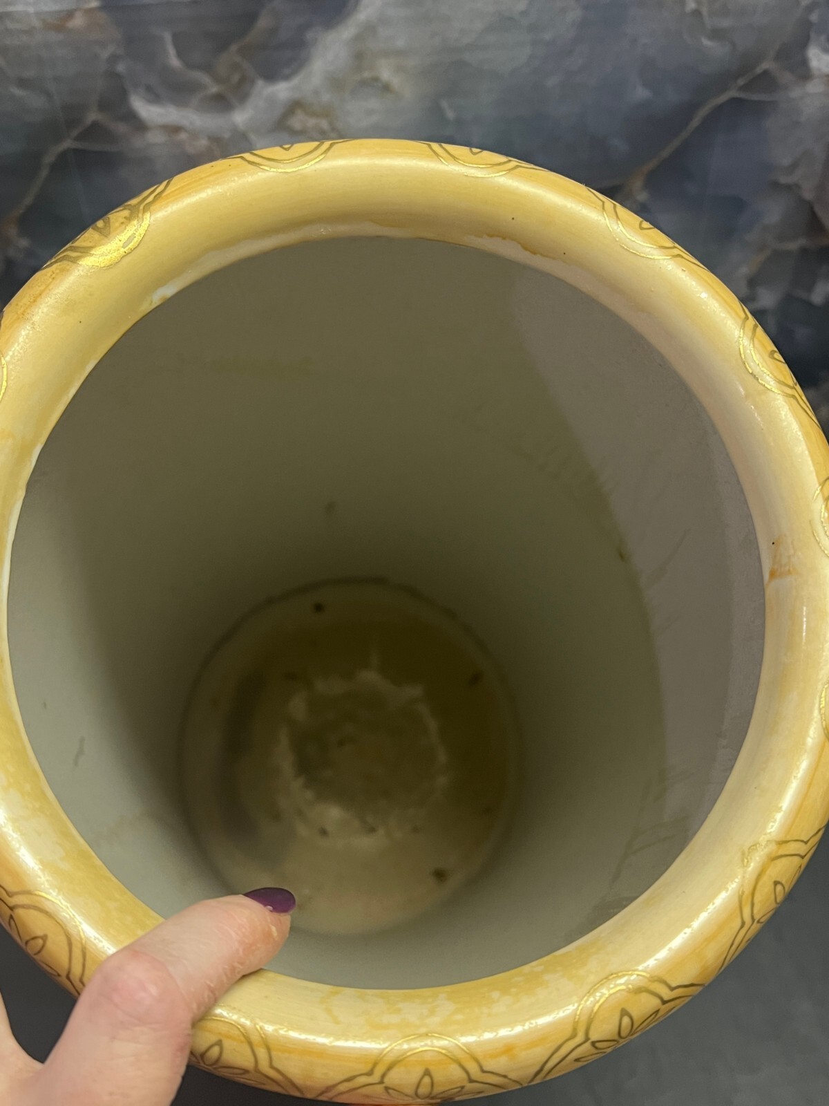 VINTAGE SATSUMA HAND PAINTED MORIAGE 18” GEISHAS FLORAL UMBRELLA CANE STAND VASE