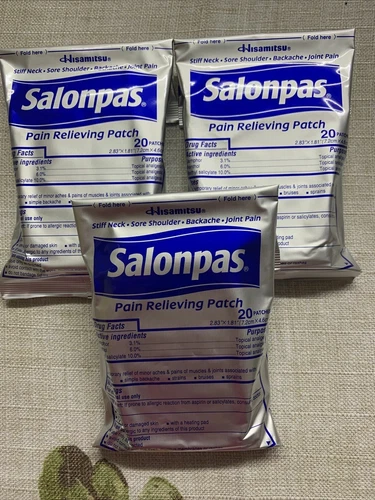 Salonpas Pain Relieving Patch 20/40/60/80/100/120/140 ct Hismitsu