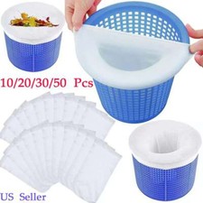 10-50 PCS Pool Skimmer Socks Filter Replaceme...