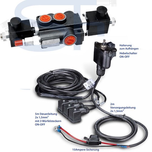 Hydraulikventil Kreuzschaltung Joystick Bowdenzug Mit Schwimmstellung