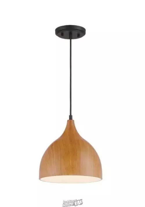 Designers Fountain Hana 1 Light Robusta Wood Style Finish Hanging