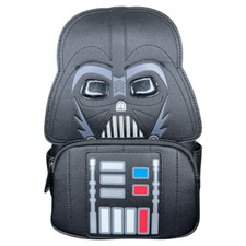 NEW Loungefly Star Wars Darth Vader Glow Black Mini Backpack 2023