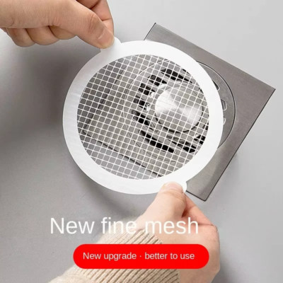 Einweg Dusche Waschbecken Abfluss Aufkleber Netz Haarstopper Filter UK