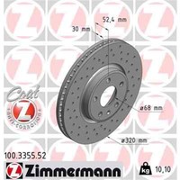 2X Zimmermann Sport Z Bremsscheibe 100.3355.52