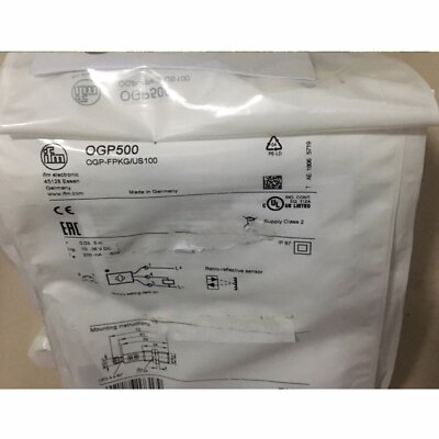 One Brand New IFM OGP500 Photoelectric Sensor OGP 500 Free Shipping