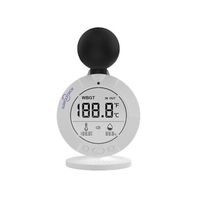 3 in 1 WBGT Meter Heat Index Checker with Humidity and Temperature Indoor/Outdoo