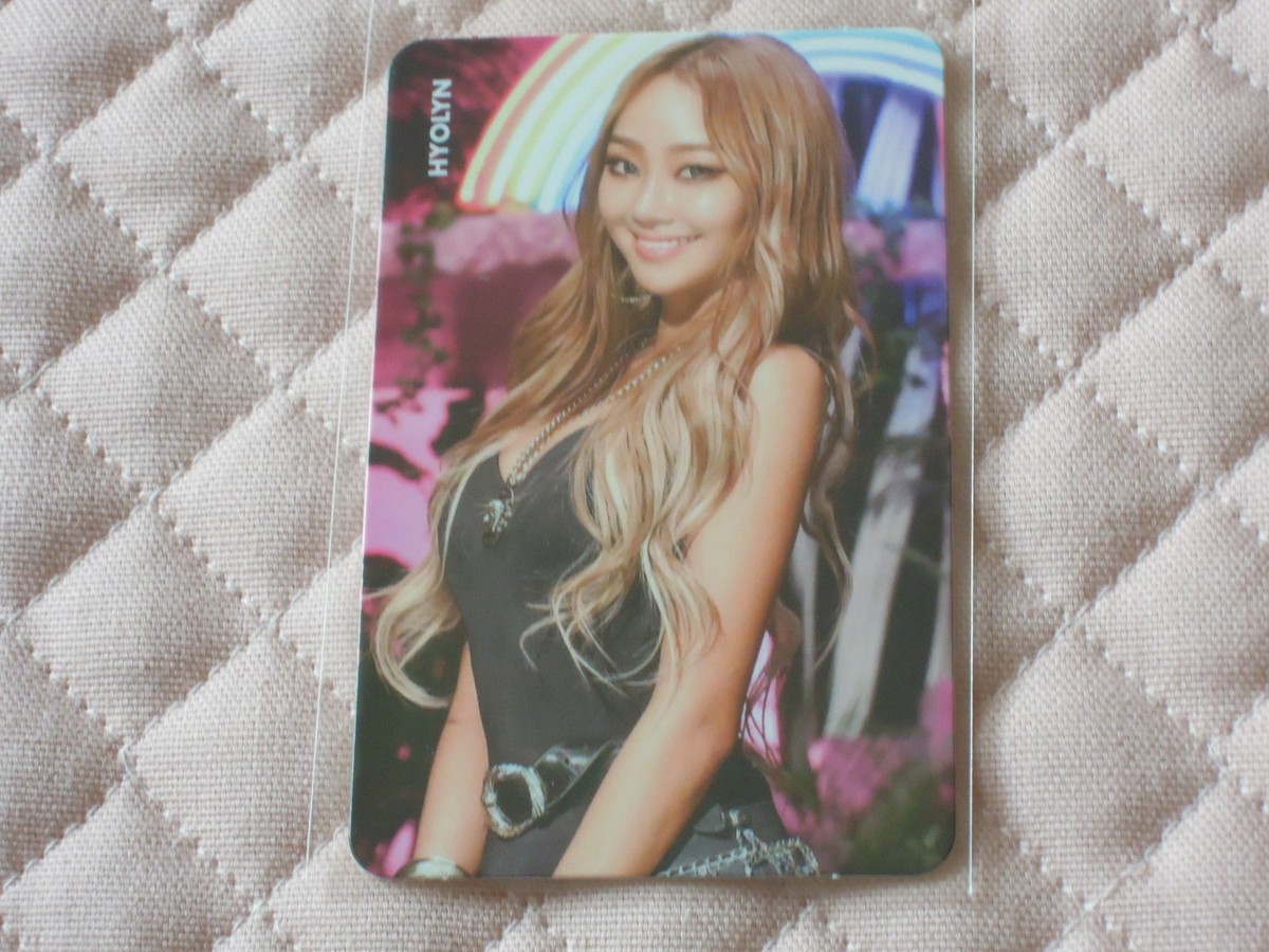SISTAR Hyolyn Paradise Music Broadcast Photocard KPOP | eBay