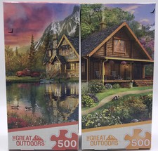 Great Outdoors 2 BNIB 500pc Master Pieces Jigsaw Puzzles Fresh Air/Mount Retreat